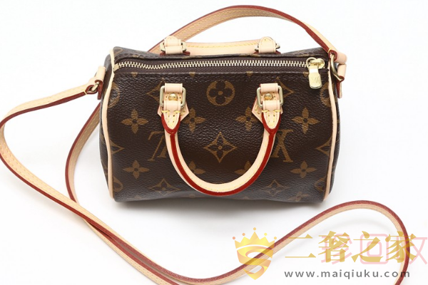 LV speedy nano老花超小号单肩包